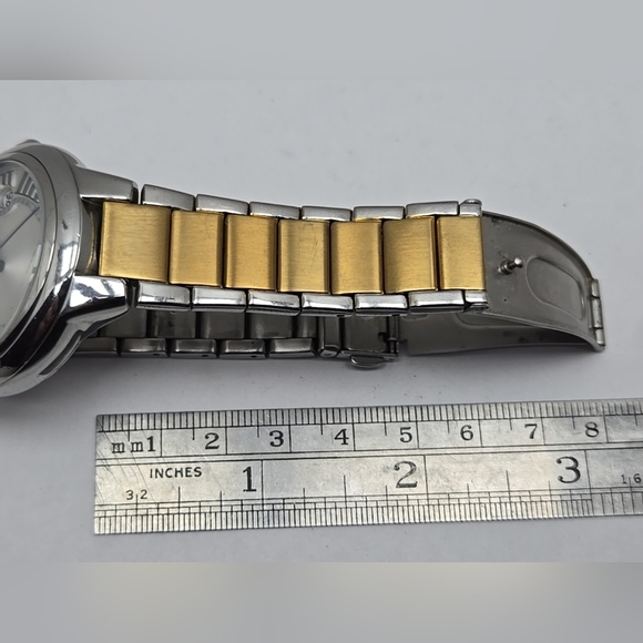 Womens SO & CO New York Madison Date Watch 5052B Mineral Crystal New Battery - Picture 7 of 10